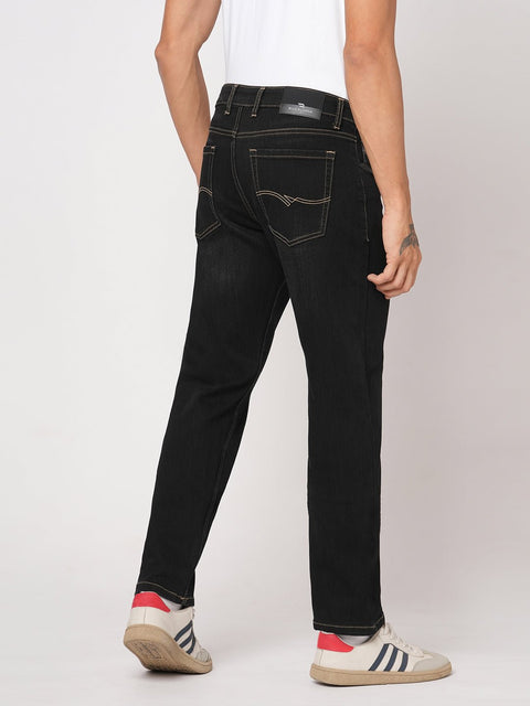 BLACK RELAXED FIT TWILL DENIM - Jeans - 251211005