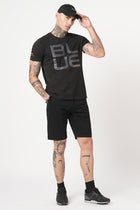 BLACK REULAR FIT SHORTS - Shorts - 251050016