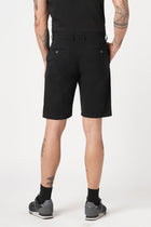 BLACK REULAR FIT SHORTS - Shorts - 251050016