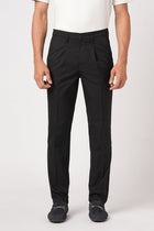 BLACK SLIM FIT TRAVELLER MEN'S PANTS - Trousers - 251041391