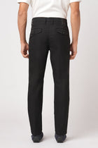 BLACK SLIM FIT TRAVELLER MEN'S PANTS - Trousers - 251041391