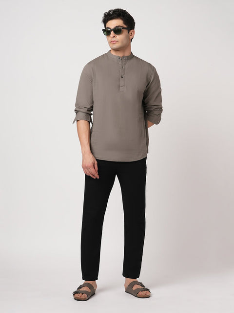 BLACK SLIM TRAVELLER PANTS - Trousers - 251241672