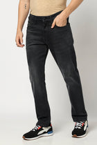 Black Straight Fit Denim - Denim - 