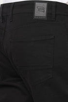 BLACK STRAIGHT FIT DOBBY TROUSER - Trousers - 251241592