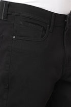 BLACK STRAIGHT FIT DOBBY TROUSER - Trousers - 251241592