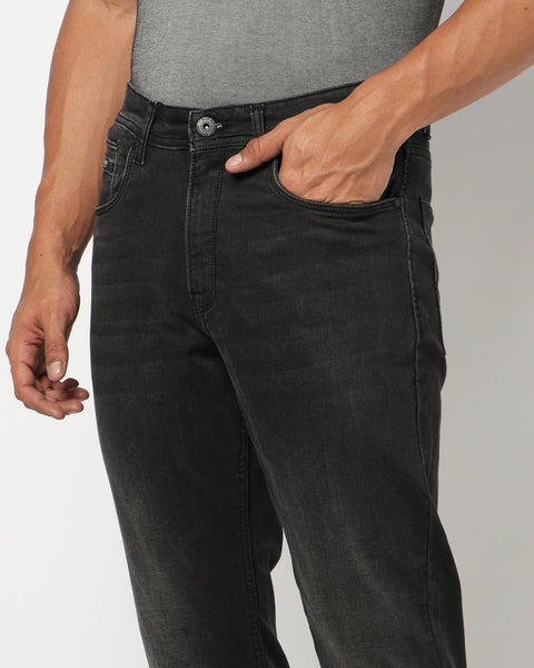 Black Straight Fit Jeans - Jeans - 250410118