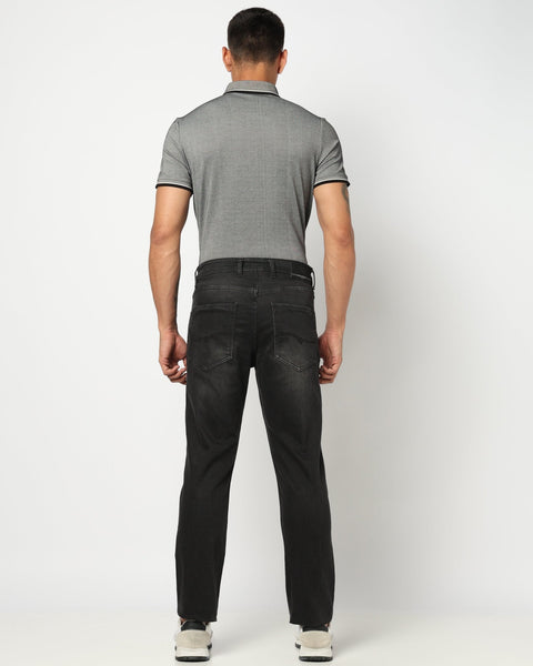Black Straight Fit Jeans - Jeans - 250410118