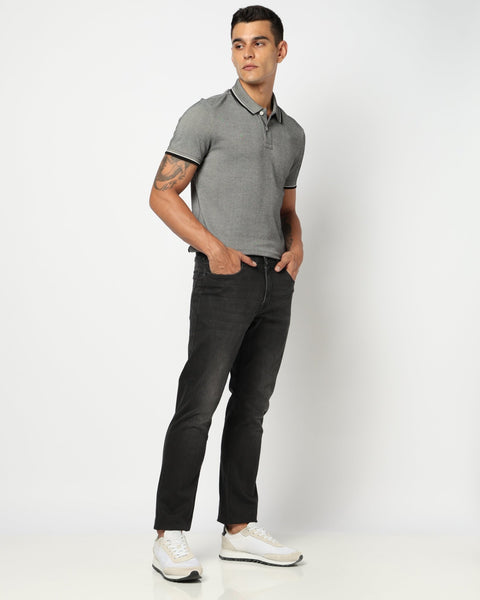 Black Straight Fit Jeans - Jeans - 250410118