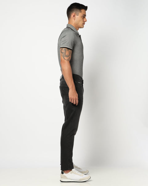 Black Straight Fit Jeans - Jeans - 250410118