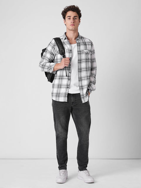 BLACK UTILITY POCKET SHIRT-Shirt - 251032828