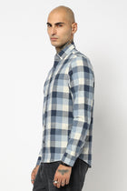 BLUE BUFFALO CHECKERED TAILORED FIT SHIRT-Shirts - 250631467