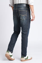 Blue Distressed Skinny Fit Jeans - Jeans - 230510441