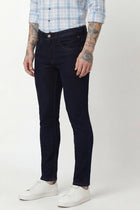 BLUE RAW SLIM FIT TWILL DENIM - Jeans - 1IS1F0001