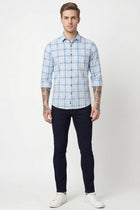 BLUE RAW SLIM FIT TWILL DENIM - Jeans - 1IS1F0001