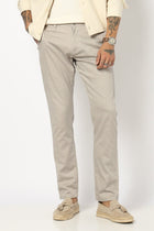 BROWN PLAIN SLIM FIT TROUSER - Trousers - 250740581