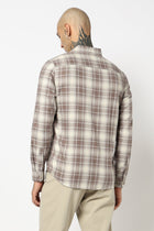 BROWN TARTAN CHECKERED FULL SLEEVE SHIRT-Shirt - 250731727