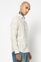 BROWN TROPICAL LEAF PRINTED SHIRT-Shirt - 250731961