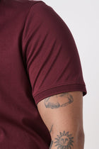 BURGANDY MERCERISED POLO - T Shirt - 250830728