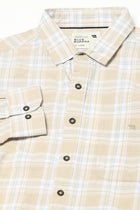 CALDEN Cream Checkered Shirt - Shirt - 250330853