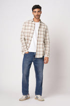 CAMEL CHECKERED COTTON SHIRT-Shirt - 251133615