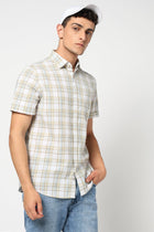 CAYDRIN White Checkered Shirt - Shirt - 250330958