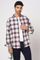 CHARCOAL CHECKERED COTTON SHIRT-Shirt - 251133700