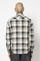 CHARCOAL CHECKERED FULL SLEEVE TAILORED FIT SHIRT-Shirt - 250631462