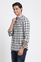 Checks Double Pocket Cotton Shirt - Shirt - 240427547