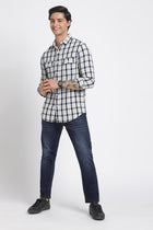 Checks Double Pocket Cotton Shirt - Shirt - 240427547