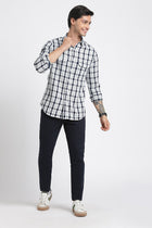 Checks Double Pocket Cotton Shirt - Shirt - 240427542