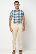 Cream Slim Fit Trouser - Trouser - 250540208