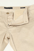 Cream Slim Fit Trouser - Trouser - 250540208