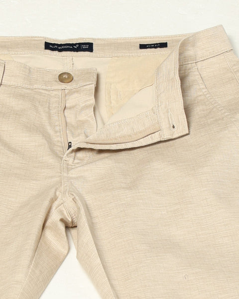 Cream Slim Fit Trouser - Trouser - 250540208