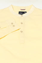 Cream Solid Cotton Shirt Kurta - Kurta - 240126553