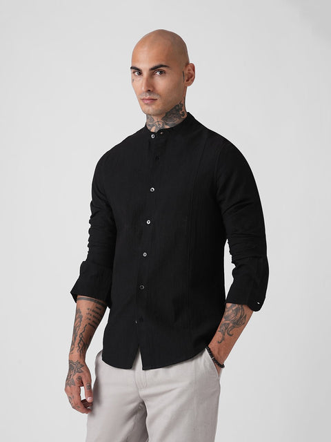 CRUSH PLAIN TAILORED SHIRT-Shirt - 260235155