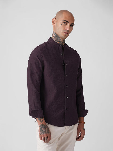 CRUSH PLAIN TAILORED SHIRT-Shirt - 260235135