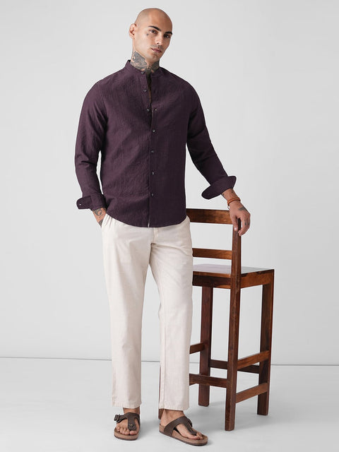 CRUSH PLAIN TAILORED SHIRT-Shirt - 260235135