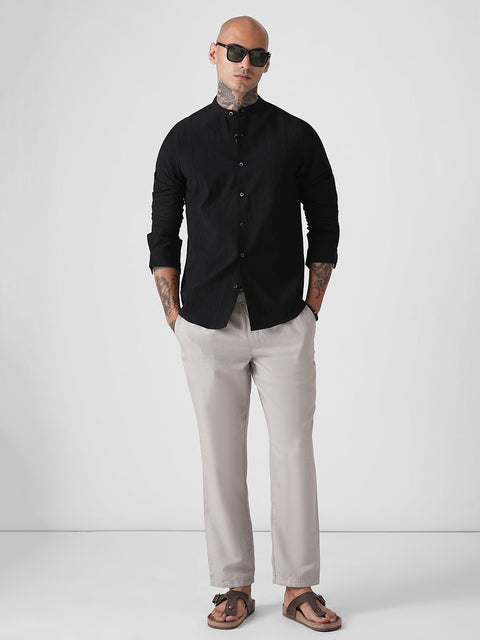 CRUSH PLAIN TAILORED SHIRT-Shirt - 260235155