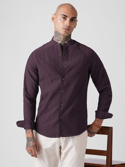 CRUSH PLAIN TAILORED SHIRT-Shirt - 260235135