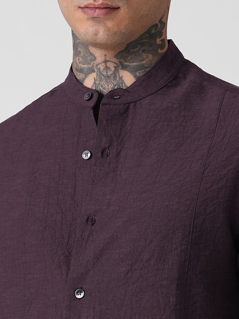 CRUSH PLAIN TAILORED SHIRT-Shirt - 260235135