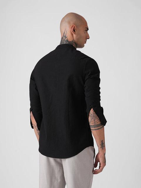 CRUSH PLAIN TAILORED SHIRT-Shirt - 260235155