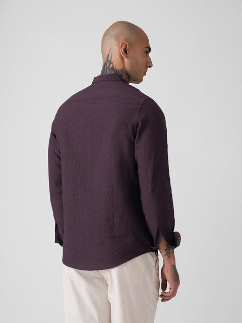 CRUSH PLAIN TAILORED SHIRT-Shirt - 260235135