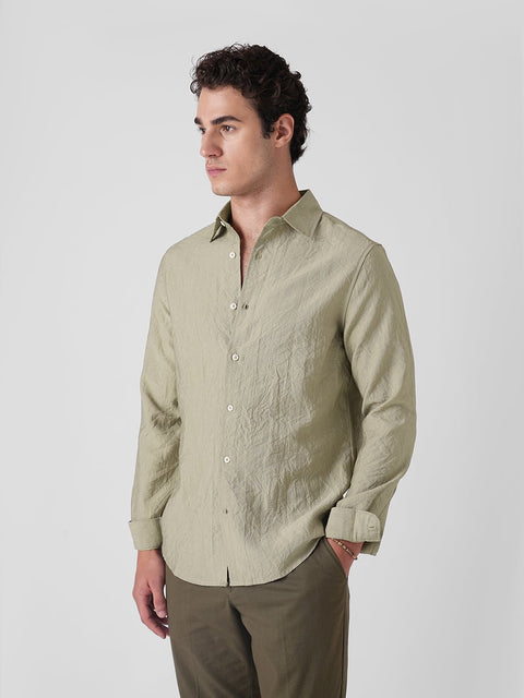 CRUSH VISCOSE BLEND SHIRT-Shirt - 260235005