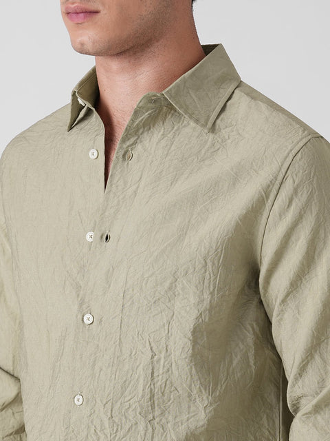 CRUSH VISCOSE BLEND SHIRT-Shirt - 260235005