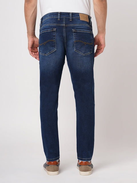 DARK BLUE ANKLE BLUE MENS DENIM - Jeans - 251210950
