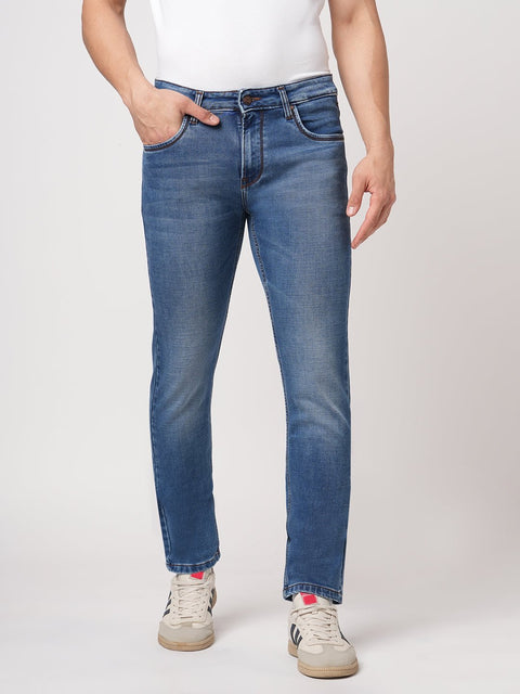 DARK BLUE ANKLE FIT CLASSIC POKET DENIM - Jeans - 251010787