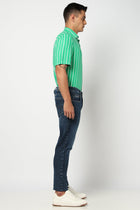 Dark Blue Ankle Fit Denim - Jeans - 250710404