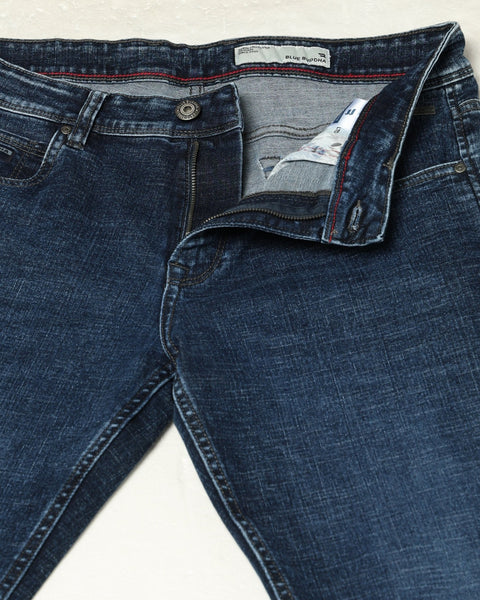Dark Blue Ankle Fit Denim - Jeans - 250710404