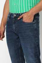 Dark Blue Ankle Fit Denim - Jeans - 250710404