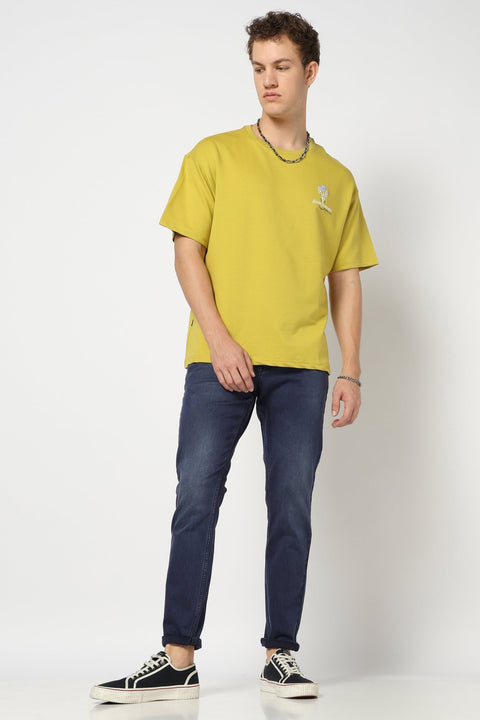 Dark Blue Ankle Fit Denim - Denim - 